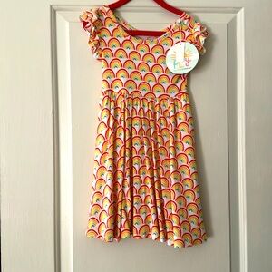 Primary Rainbows Twirl Dress